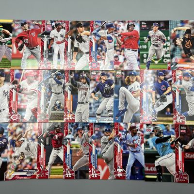 (24) 2020 Topps UK Edition Baseball Big Ben Parallels #/99 W/ Stars - All Numbered #/99