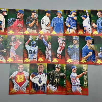 2016 Panini Diamond Kings Baseball Complete 20 Card Expressions Insert Set - Ken Griffey Jr, Rickey Henderson