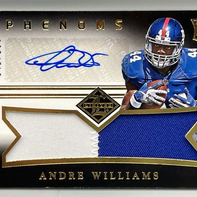 2014 Panini Limited Andre Williams Phenoms Rookie Patch Auto #/199