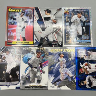 (7) Aaron Judge Baseball Cards