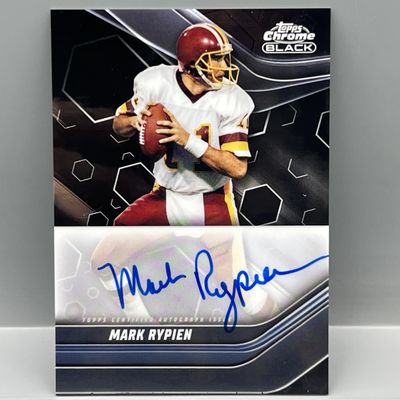 2024 Topps Chrome Black Composite Mark Rypien On Card Auto