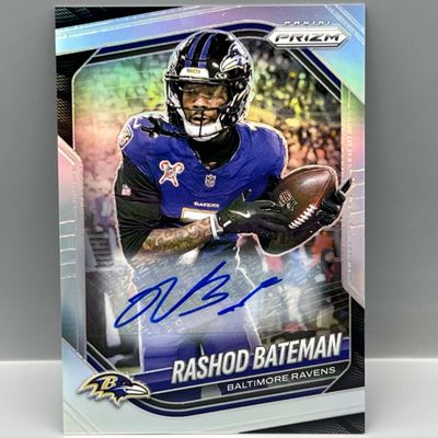 2025 Panini Prizm Rashod Bateman Silver Prizm Auto #273
