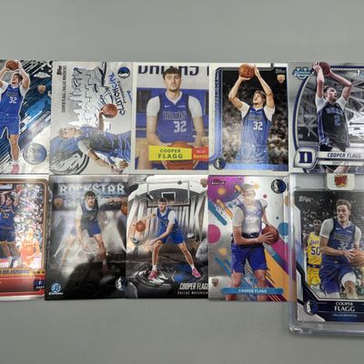 (10) Cooper Flagg Basketball Rookie Cards