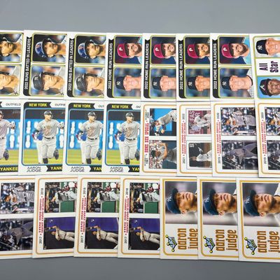 (23) Aaron Judge 2023 Topps Heritage Baseball Cards