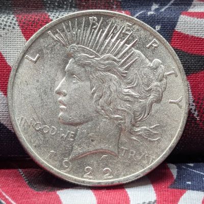 Sale Photo Thumbnail #56: 1922 Silver Peace Dollar, 90% Silver
