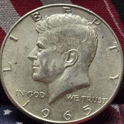 Sale Photo Thumbnail #19: 1965 Kennedy Half Dollar, 40 % Silver