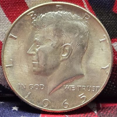 Sale Photo Thumbnail #231: 1965 Kennedy Half Dollar, 40% Silver