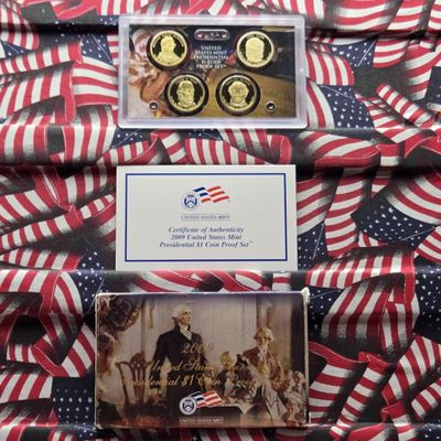 Sale Photo Thumbnail #133: 2009-S U.S. Mint Presidential Dollars Proof Set in OGP w/ COA