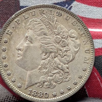 Sale Photo Thumbnail #334: 1880 Morgan Dollar - 90% Silver
