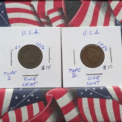 Sale Photo Thumbnail #98: 1886 Type I and Type II Indian Head Pennies