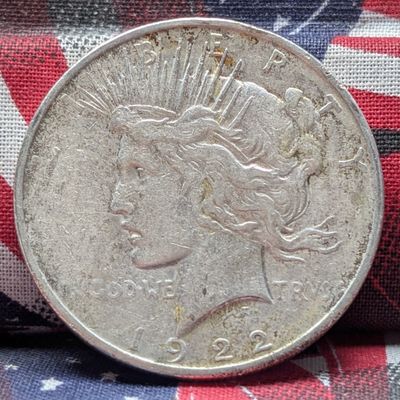 Sale Photo Thumbnail #364: 1922-D Peace Dollar - 90% Silver