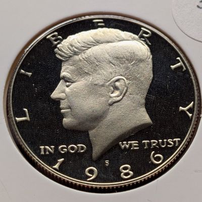 Sale Photo Thumbnail #243: 1986-S Proof Kennedy Half Dollar