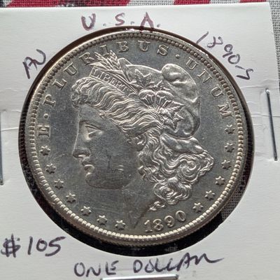 Sale Photo Thumbnail #177: 1890-S Morgan Dollar, 90% Silver