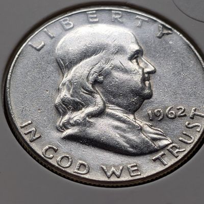Sale Photo Thumbnail #229: 1962-D Franklin 90% Silver Half Dollar