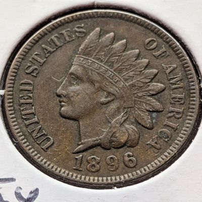 Sale Photo Thumbnail #361: 1896 Indian Head Cent - Full Liberty - High Grade Coin - MS++