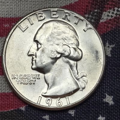 Sale Photo Thumbnail #37: 1961 Washington Quarter, 90% Silver
