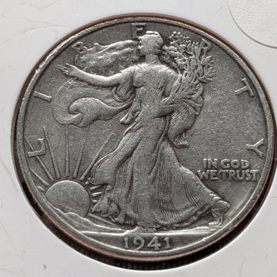 Sale Photo Thumbnail #194: 1941-D Walking Liberty 90% Silver Half Dollar