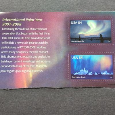 Sale Photo Thumbnail #350: 2007 International Polar Year Stamps, Scott # 4123, Mint, Original Gum, Never Hinged