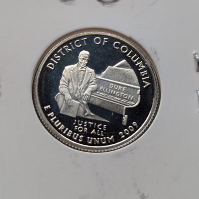 Sale Photo Thumbnail #244: 2009-S Proof 90% Silver U.S. Territory District of Columbia Quarter