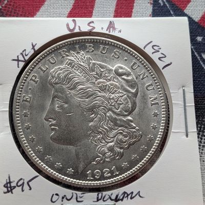 Sale Photo Thumbnail #247: 1921 Morgan Dollar, 90% Silver- Last Year!