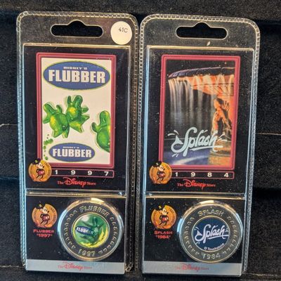 Sale Photo Thumbnail #253: Disney's, FLUBBER-1997 & SPLASH 1984, Hard to Find, Brand new in Plastic Case