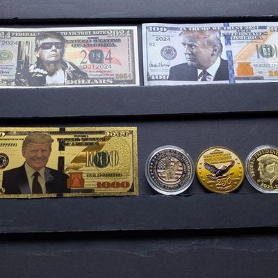 Sale Photo Thumbnail #123: 2024 Donald Trump Novelty Collectibles - Donald Trump Notes & Coins/Rounds - No Melt/Face Value