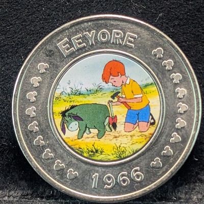 Sale Photo Thumbnail #333: Disney Decade Token, EEYORE-WINNIE THE POOH/1966