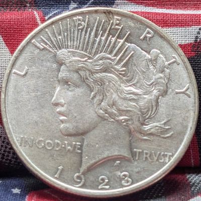 Sale Photo Thumbnail #27: 1923 Peace Dollar - 90% Silver