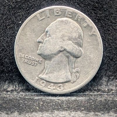 Sale Photo Thumbnail #360: 1943 Washington Quarter, 83 Years old, 90% Silver