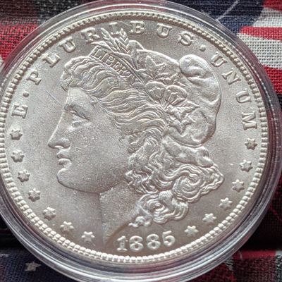 Sale Photo Thumbnail #178: 1885-CC Morgan 90% Silver Dollar - Higher Grade - Key Date Carson City Coin