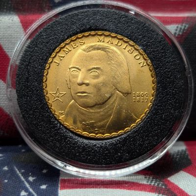 Sale Photo Thumbnail #18: 2007-D Daniel Carr James Madison S1 Presidential Concept Dollar - Mintage of 55 - Not Legal Tender
