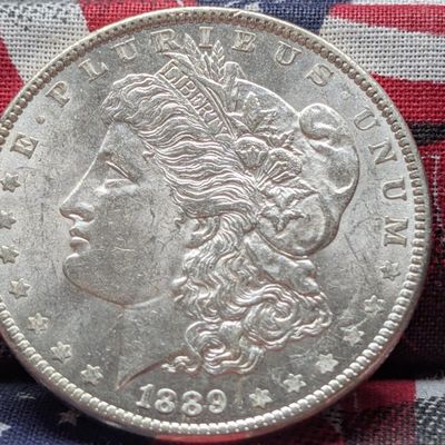 Sale Photo Thumbnail #39: 1889 Morgan Dollar - 90% Silver - Higher Grade Coin