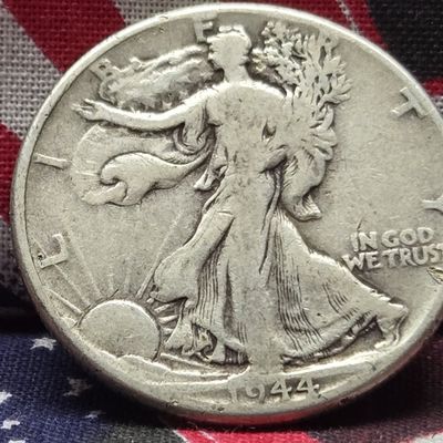 Sale Photo Thumbnail #13: 1944 Walking Liberty 90% Silver Half Dollar