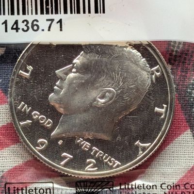 Sale Photo Thumbnail #112: 1972-S Kennedy Half Dollar, CH Proof 63