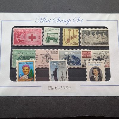 Sale Photo Thumbnail #386: 1960's U.S. Mint Stamp Set, Mint, Original Gum, Never Hinged