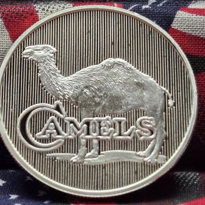 Sale Photo Thumbnail #217: .999 Fine Silver One Troy oz. Camel Round