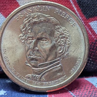 Sale Photo Thumbnail #99: 2010-D Franklin Pierce Presidential Dollar - Position B - Uncirculated bought directly from the US mint when release