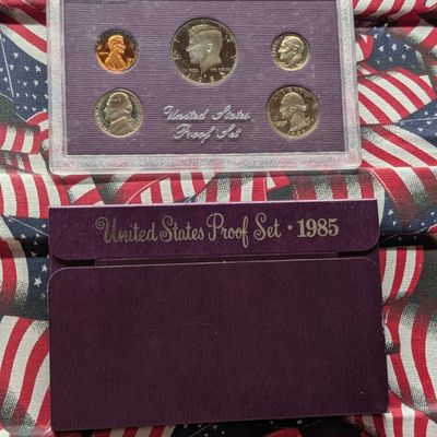 Sale Photo Thumbnail #186: 1985-S U.S. Proof Set In OGP