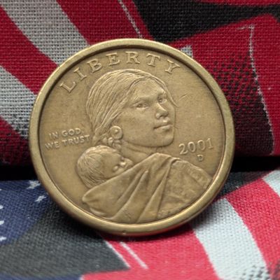 Sale Photo Thumbnail #314: 2001-D Native American Dollar