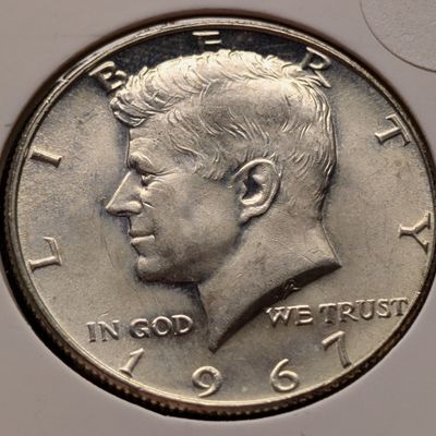 Sale Photo Thumbnail #271: 1967 40% Silver Kennedy Half Dollar