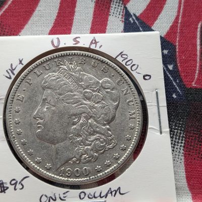 Sale Photo Thumbnail #116: 1900-O Morgan Dollar,  90% Silver