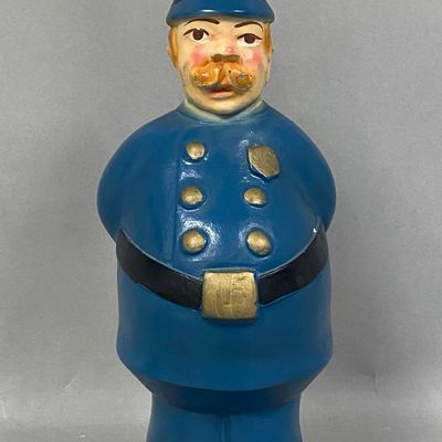 Sale Photo Thumbnail #177: Cop-A-Pretzel Chalkware Policeman Novelty Pretzel Holder