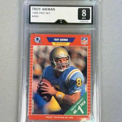 Sale Photo Thumbnail #12: Pro Set 1989 Troy Aikman Rookie Card