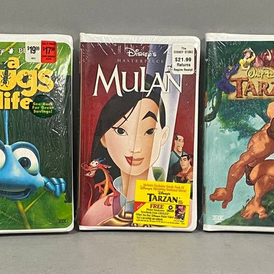 Sale Photo Thumbnail #154: Walt Disney Sealed VHS Tapes