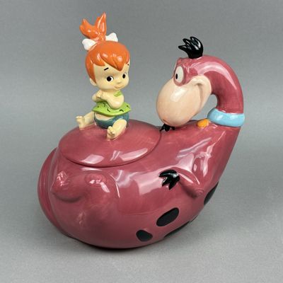 Sale Photo Thumbnail #233: Westland Giftware Ceramic Pebbles & Dino Cookie Jar