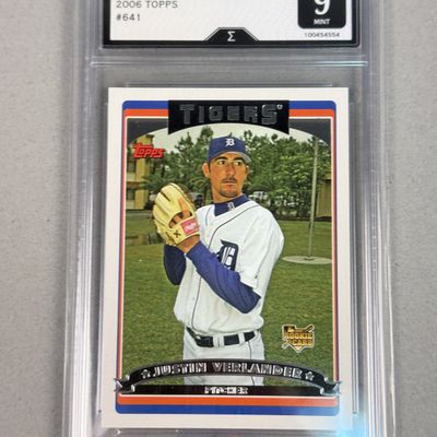 Sale Photo Thumbnail #13: Topps Justin Verlander #641 Sigma 9 Card