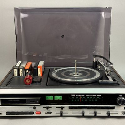 Sale Photo Thumbnail #125: Sears Wood-Grain Stereo 8-Track Record System