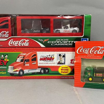 Sale Photo Thumbnail #490: 3 Coca-Cola Speedway SuperAmerica & Hartoy Vehicles