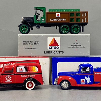 Sale Photo Thumbnail #499: 3 Ertl & Liberty Classics CITGO Truck Banks