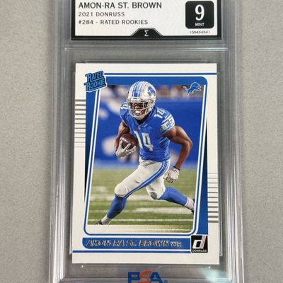 Sale Photo Thumbnail #7: 2021 Donruss Amon-Ra St. Brown Sigma 9